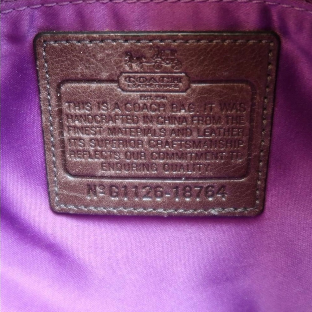 Authentic multicolored Coach bag - Picture 4 of 7